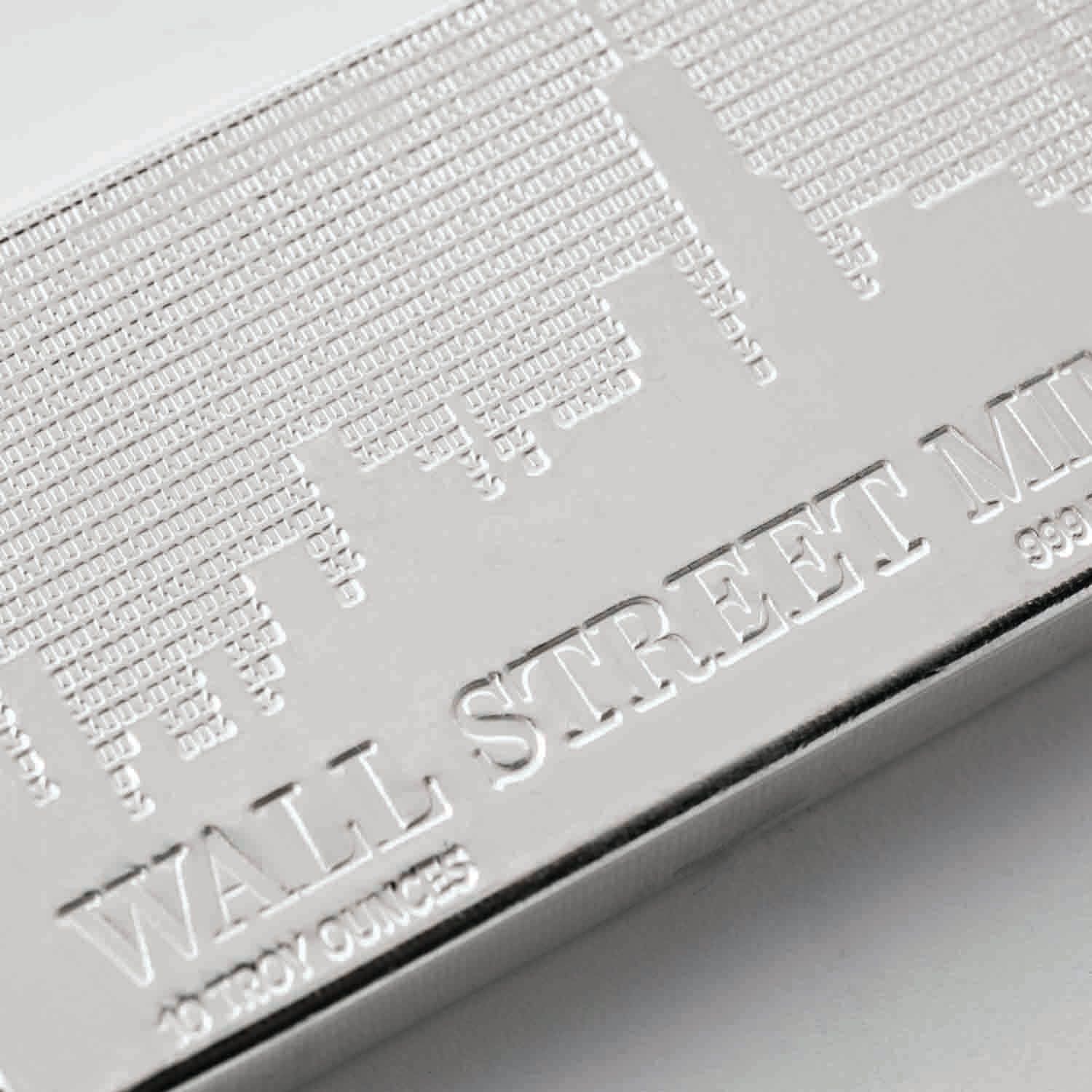 WALL STREET MINT 10トロイオンス シルバー2個 Wall Street Mint 10 Oz Silver Bar