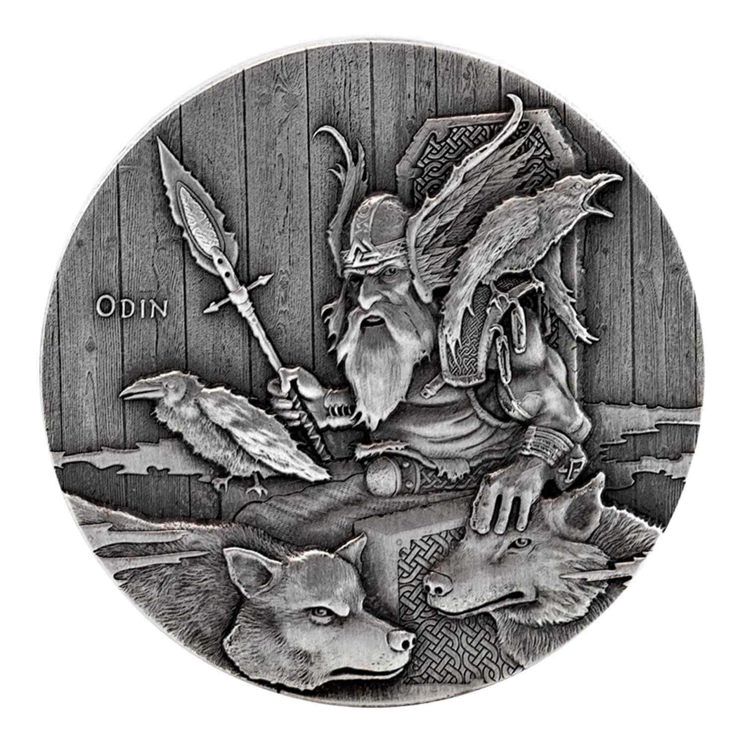 GUNGNIR Odin Spear 2 Oz Silber Medaille 2025 - View #8