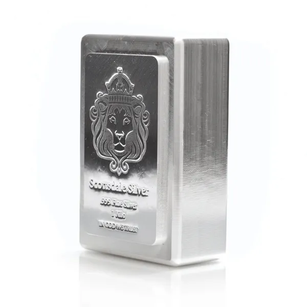 1 Kilo Silver Bar Stacker Scottsdale Mint