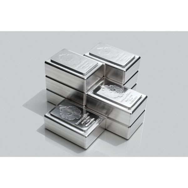 1 Kilo Silver Bar Scottsdale Stacker