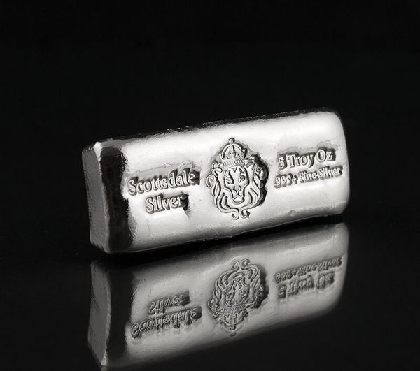 5 oz Scottsdale Mint .999 Silver Cast Bar