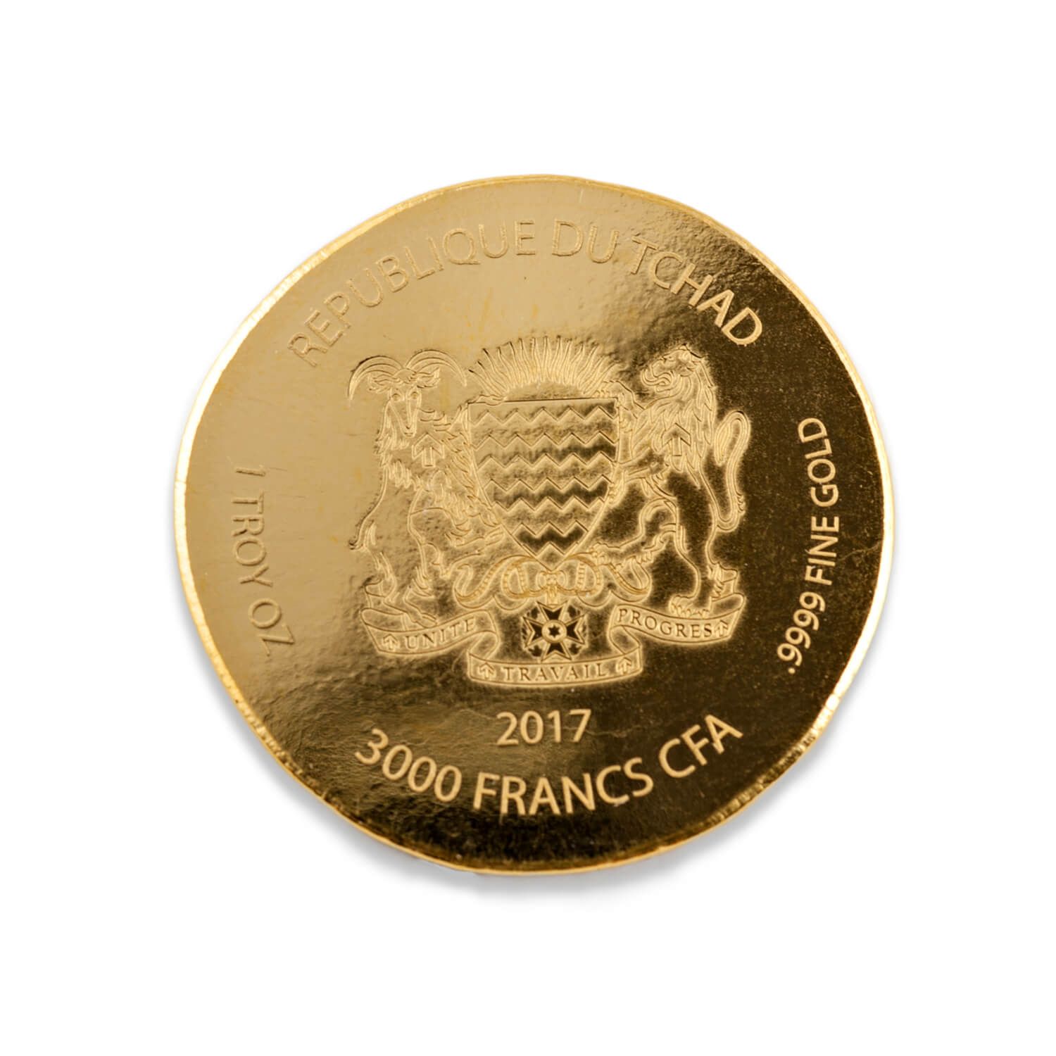 Republic of Chad 1 Oz Gold King Tut Coin