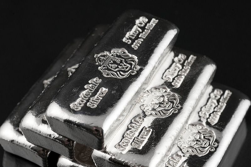 Scottsdale Cast 5 oz Silver Bar | Scottsdale Mint