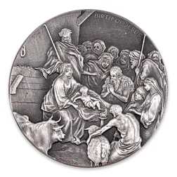 2016 Biblical Series | The Birth Of Jesus 2 Oz Silver Coin
