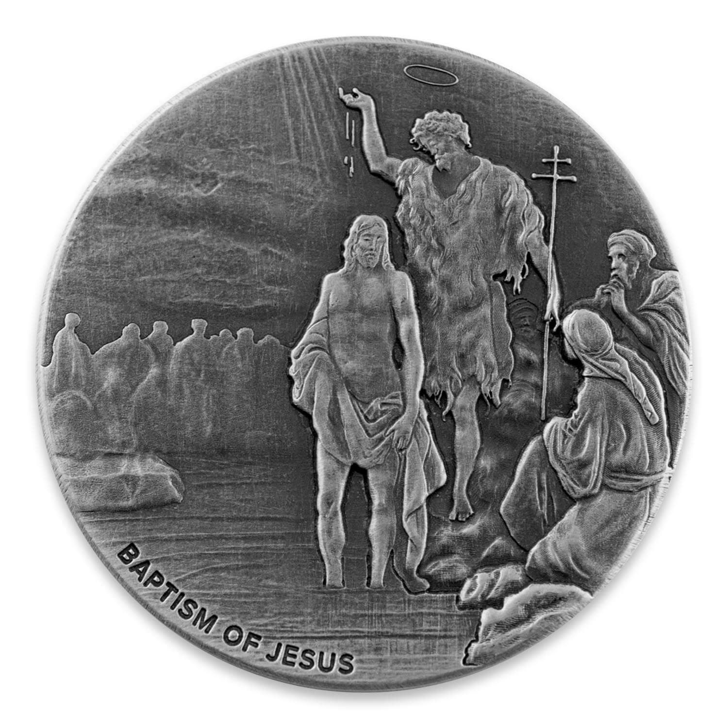 ★☆銀冠いろいろ②　実生☆★ 2017 Biblical Series | The Baptism of Jesus 2 Oz Silver Coin