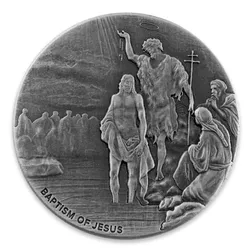 2017 Biblical Series | The Baptism of Jesus 2 Oz Silver Coin