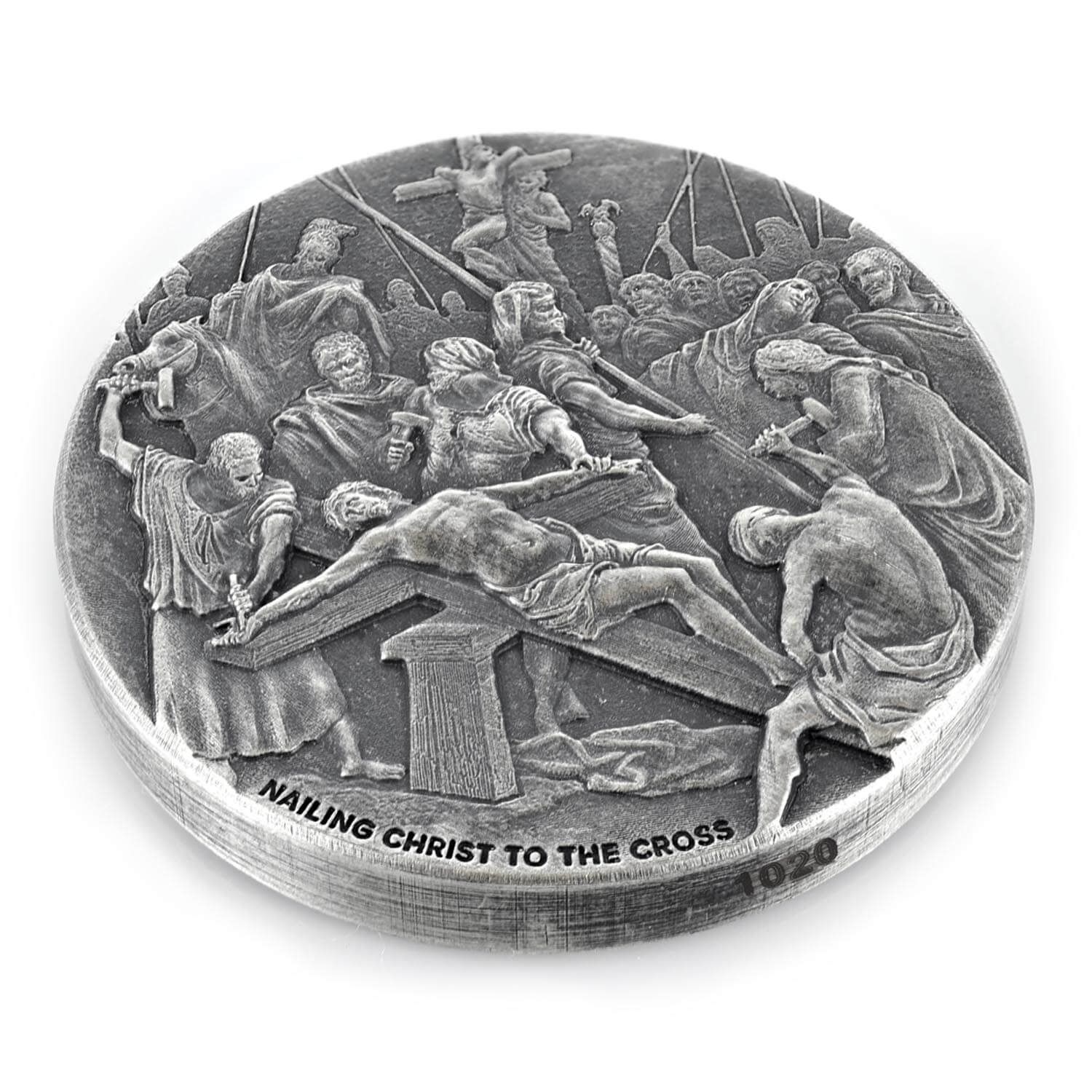 2017 Biblical Series | Nailing Christ To The Cross 2 oz Silver Coin