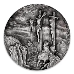 2015 Biblical Series | The Crucifixion 2 Oz Silver Coin