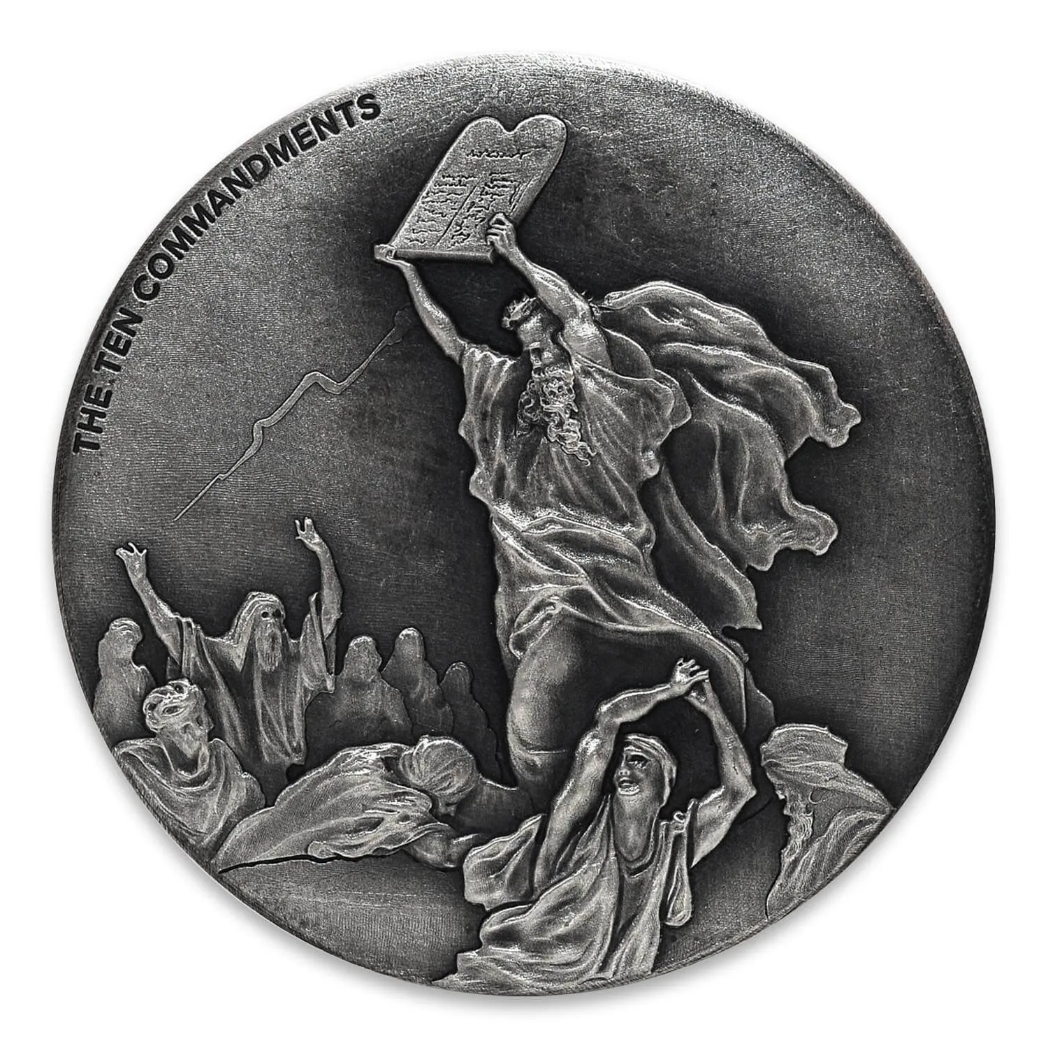 2015 Biblical Series | The Ten Commandments 2 oz Silver Coin