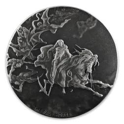 2015 Biblical Series | The Pale Horse 2 Oz Silver Coin