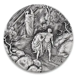 2016 Biblical Series | Adam & Eve 2 oz Silver Coin