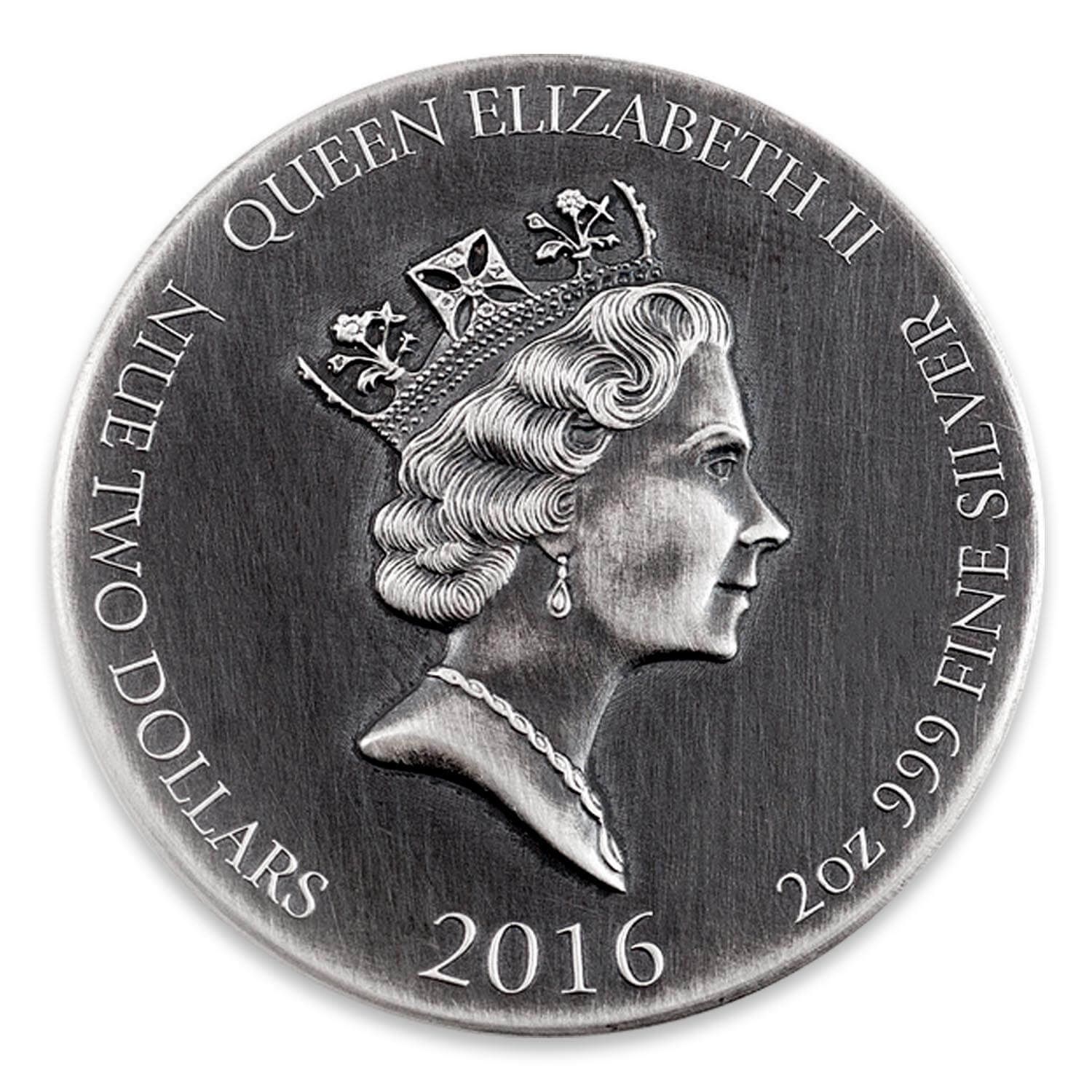 2016 Biblical Series | Adam & Eve 2 oz Silver Coin