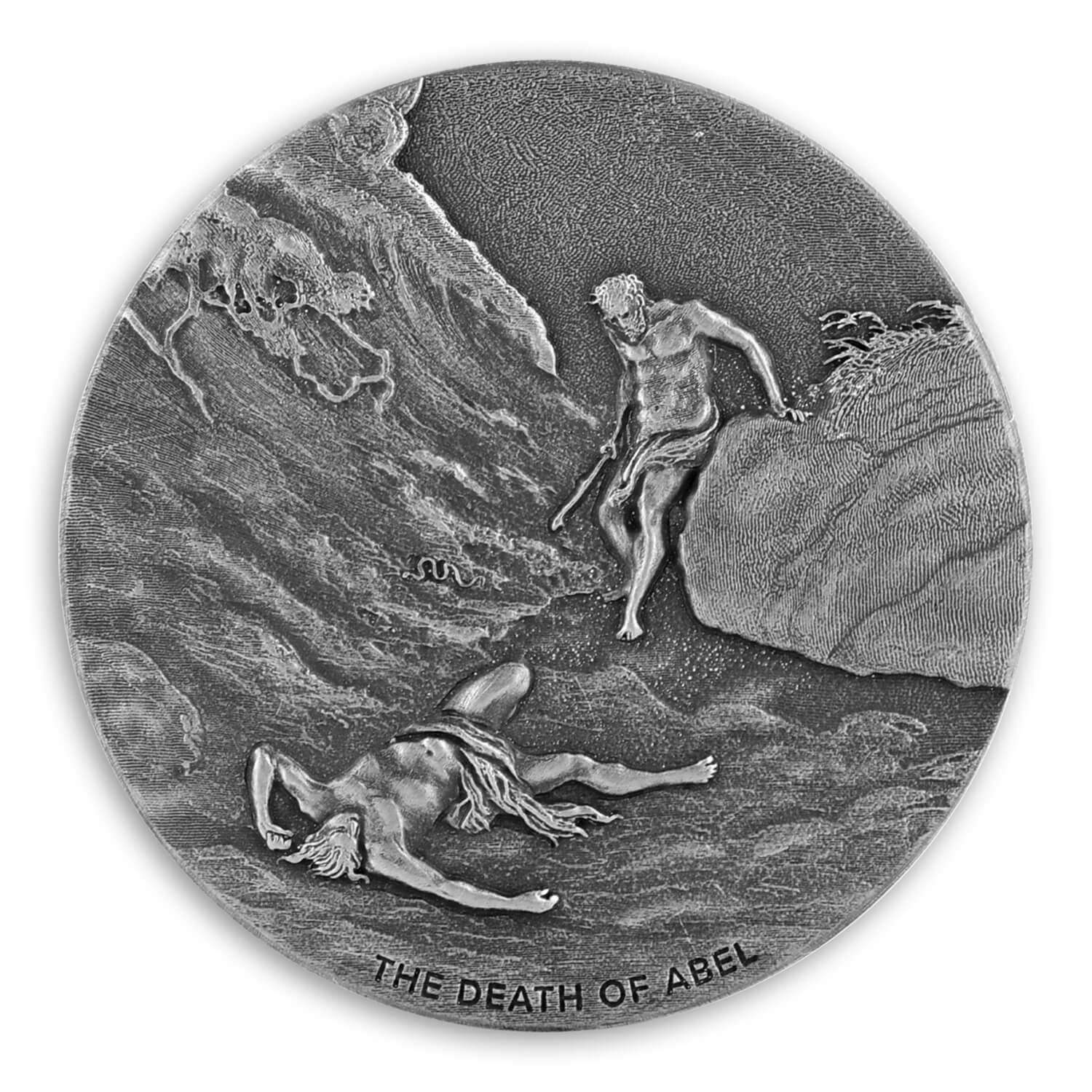 2017 Biblical Series | Death of Abel 2 oz Silver Coin