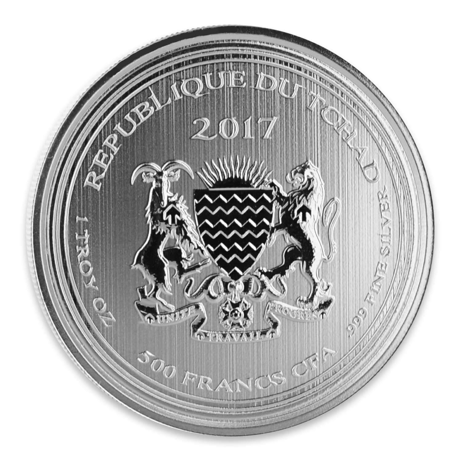 2017 Chad Deathstalker Scorpion 1oz Silver Coin | Scottsdale