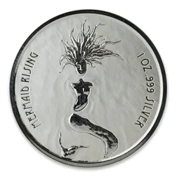 2018 Fiji Mermaid Rising 1 oz Silver Coin