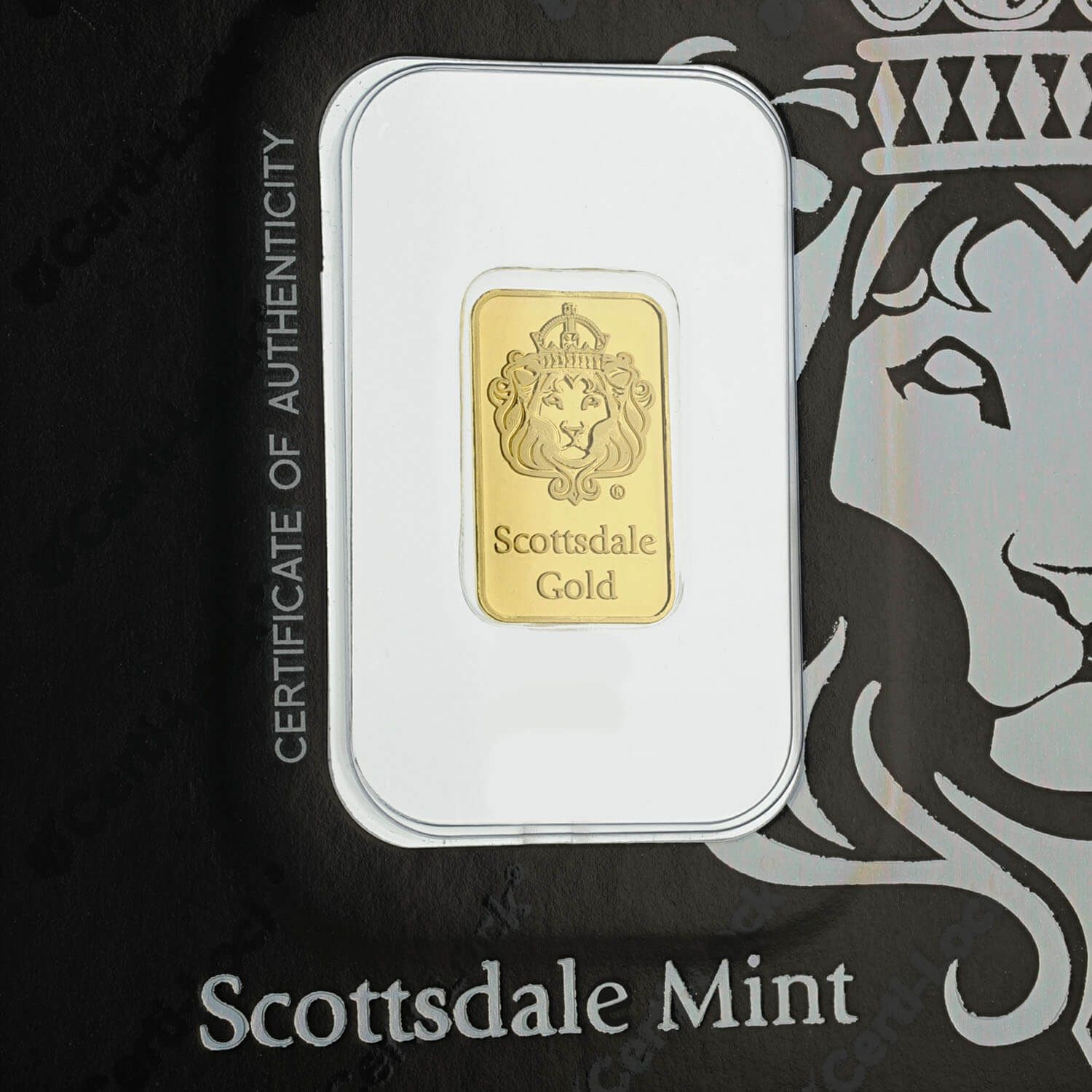 Scottsdale Gold 2 g Lion Gold Bar | Scottsdale Mint