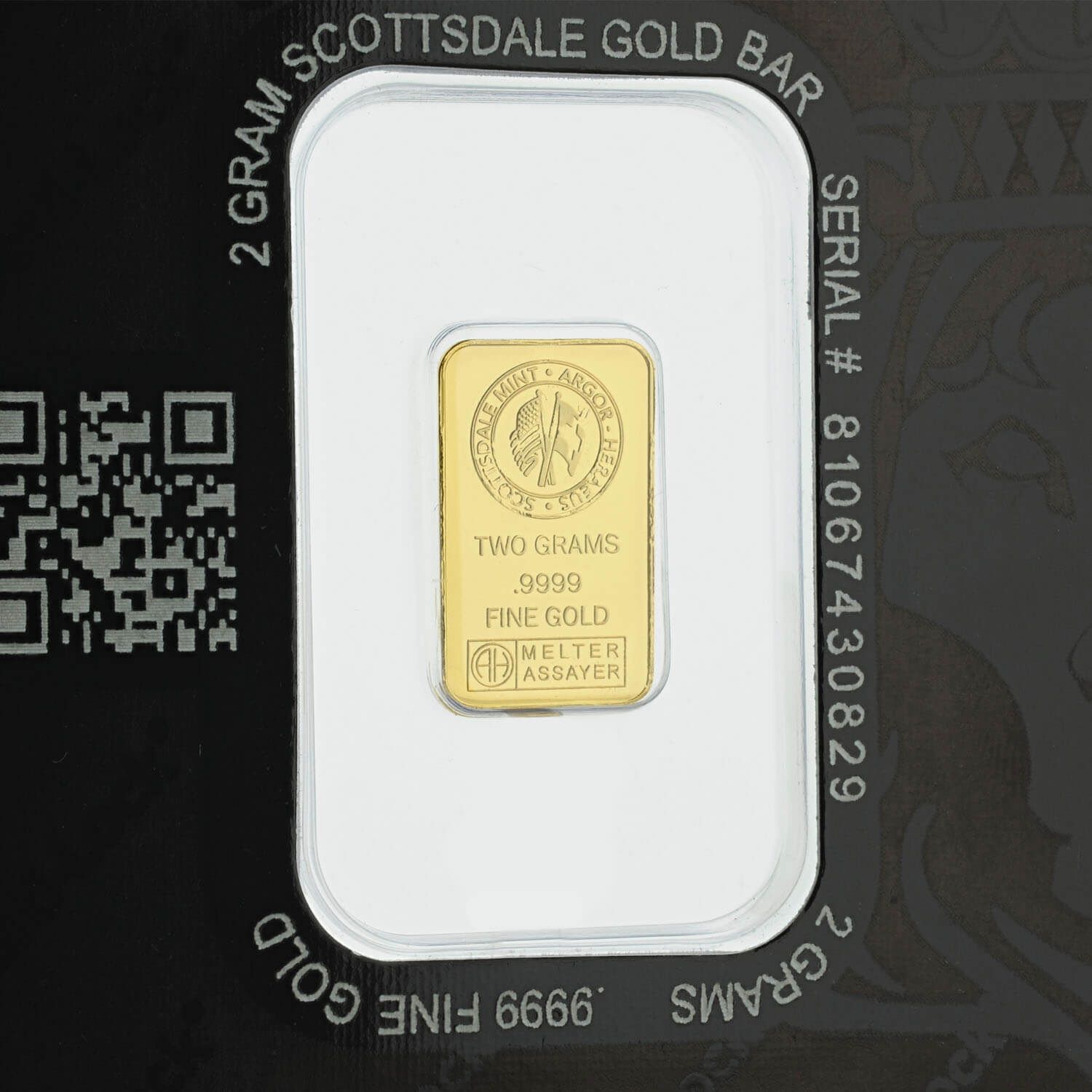 Scottsdale Gold 2 g Lion Gold Bar | Scottsdale Mint