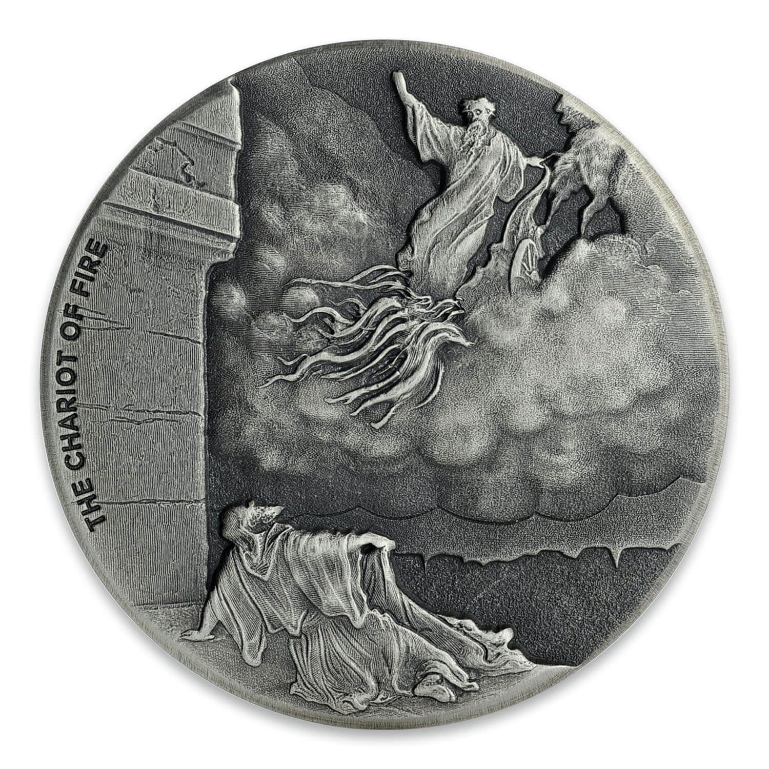 2018 Biblical Series | Chariot of Fire 2 oz Silver Coin