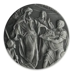 2018 Biblical Series | John the Baptist 2 oz Silver Coin