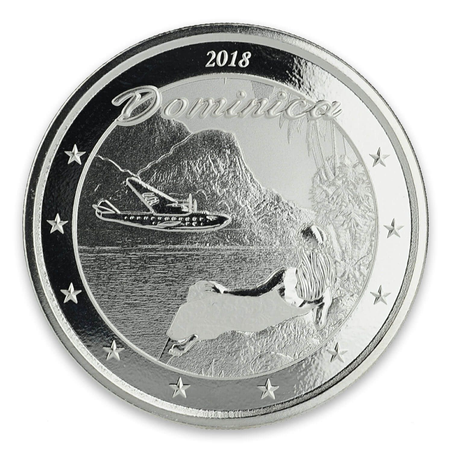 2018 EC8 Dominica “The Nature Isle” 1 oz Silver Coin
