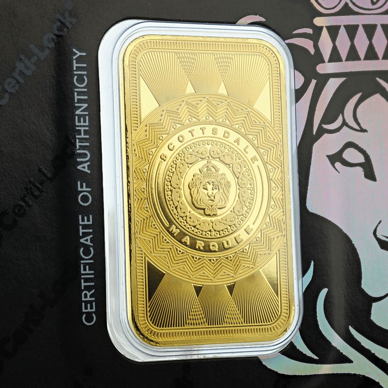 Scottsdale Marquee 1 oz Gold Bar | Scottsdale Mint