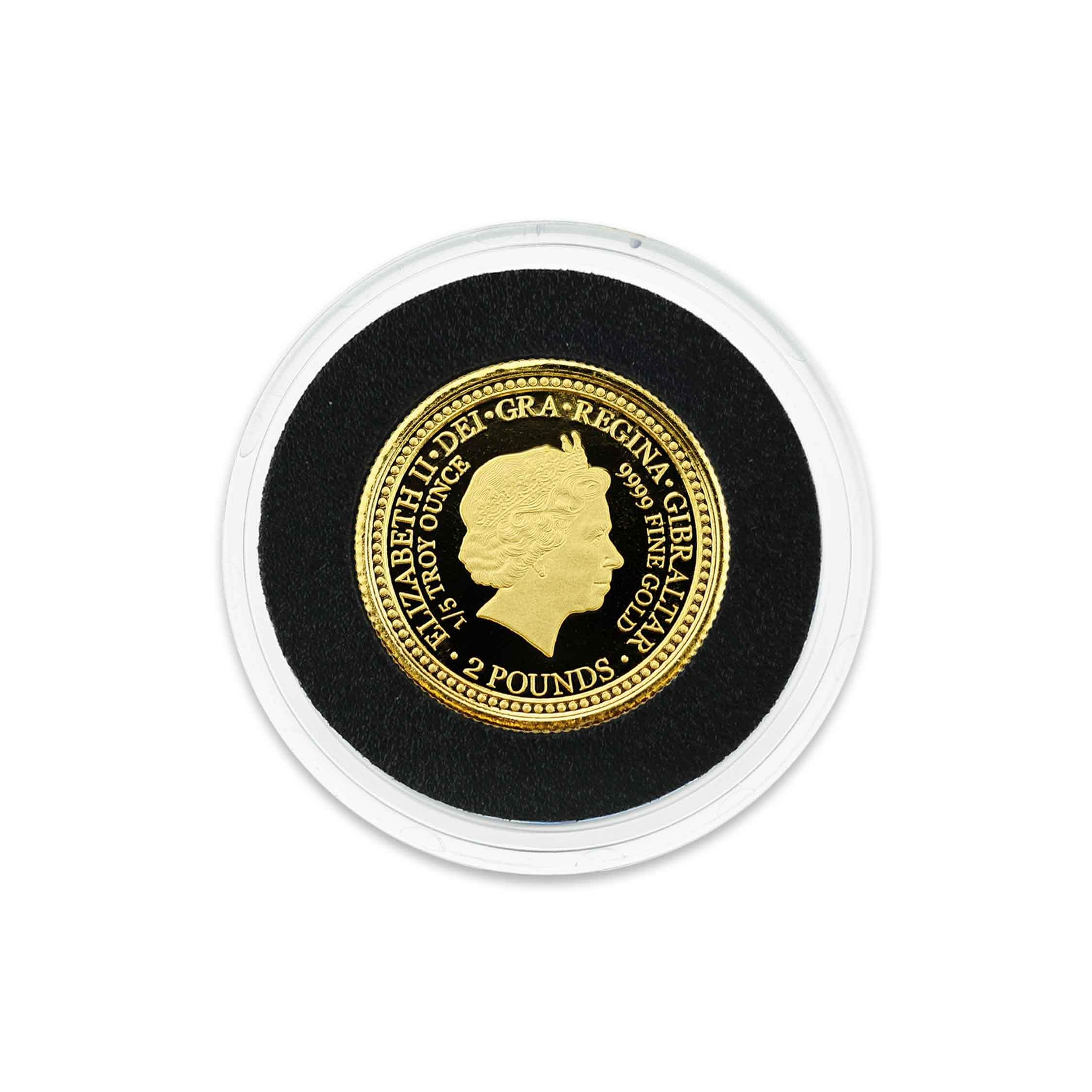 2018 Royal Arms of England 1/5 oz Gold Coin
