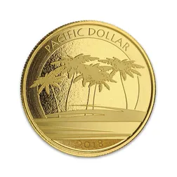 2018 Fiji Pacific Dollar 1 oz Gold Coin