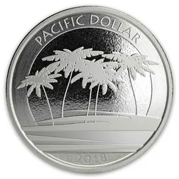 2018 Fiji Pacific Dollar 1 oz Silver Coin