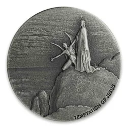 2018 Biblical Series | Temptation of Jesus 2 oz Silver Coin