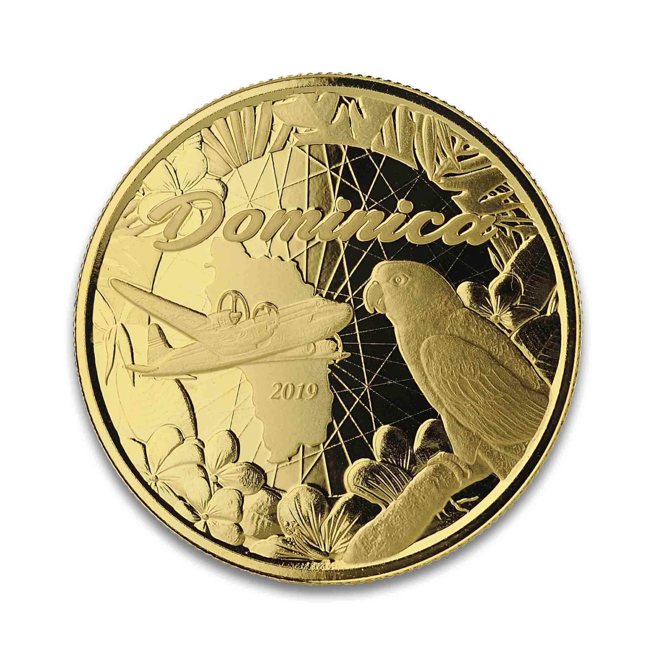 2019 EC8 Dominica “The Nature Isle” 1 oz Gold Coin