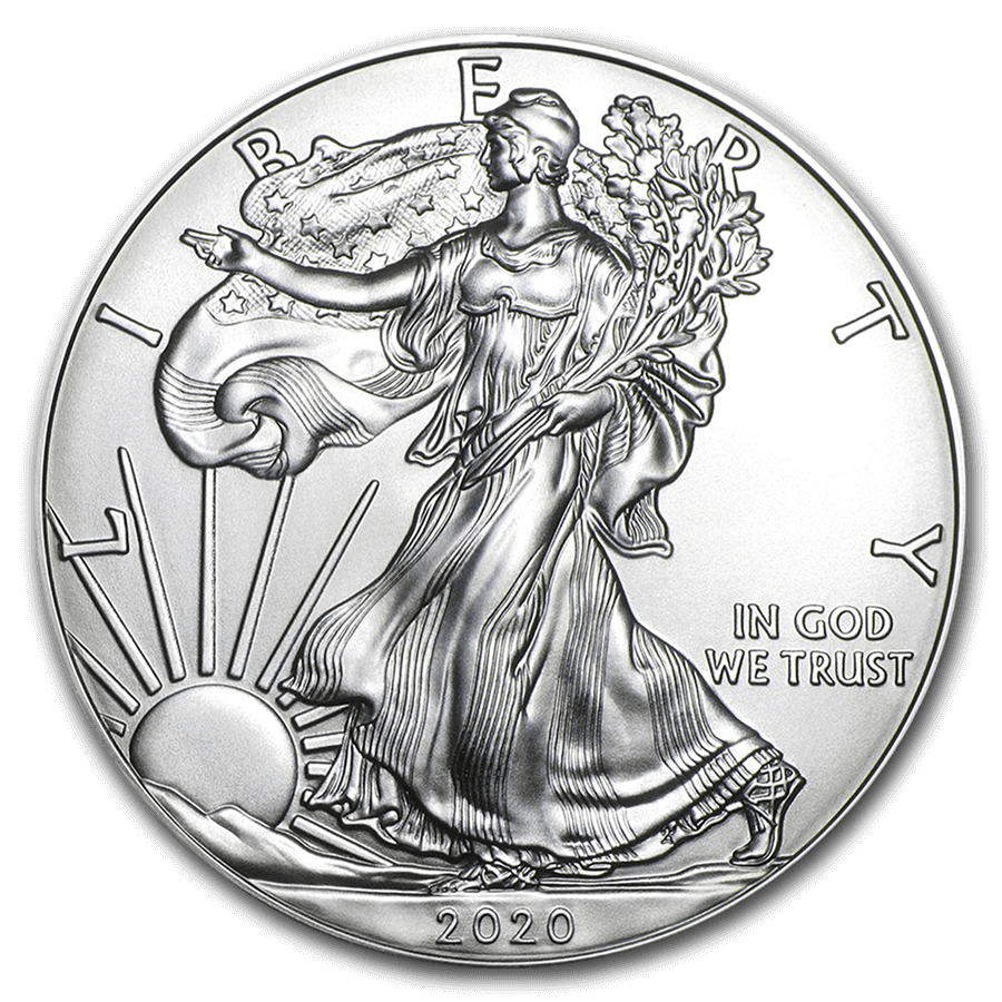 2020 American Silver Eagle 1 oz Silver Coin