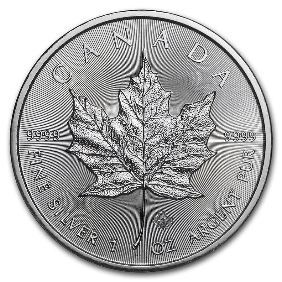 1oz 2020 Canadian Maple Leaf 5ドル 銀貨 2020 Canada Silver Maple Leaf 1 oz Silver Coin