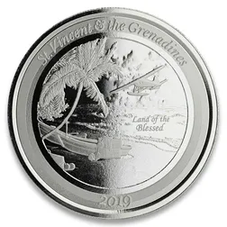 2019 EC8 St. Vincent & the Grenadines "Island Hopping" 1oz Silver Coin
