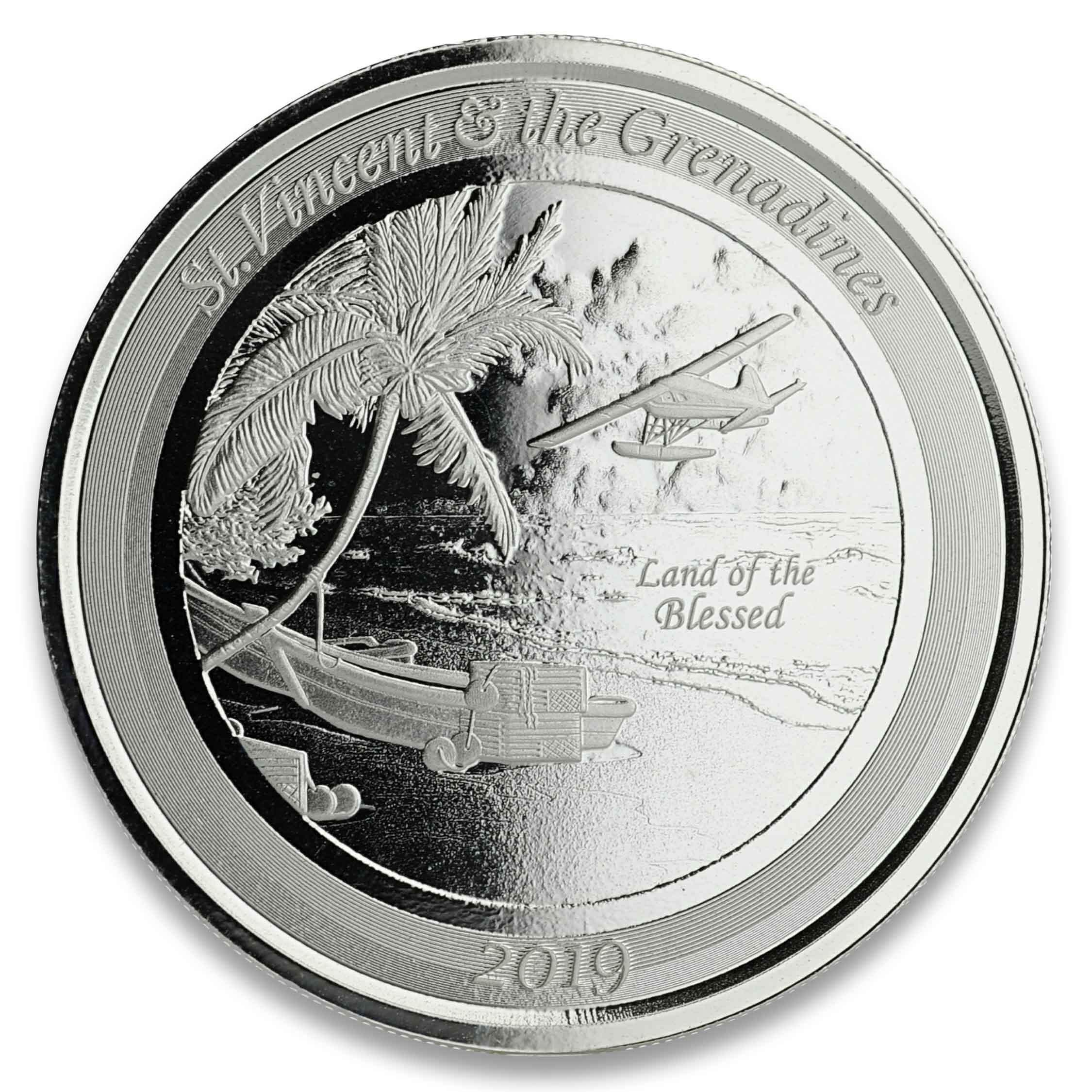2019 EC8 St. Vincent & the Grenadines “Island Hopping” 1oz Silver Coin