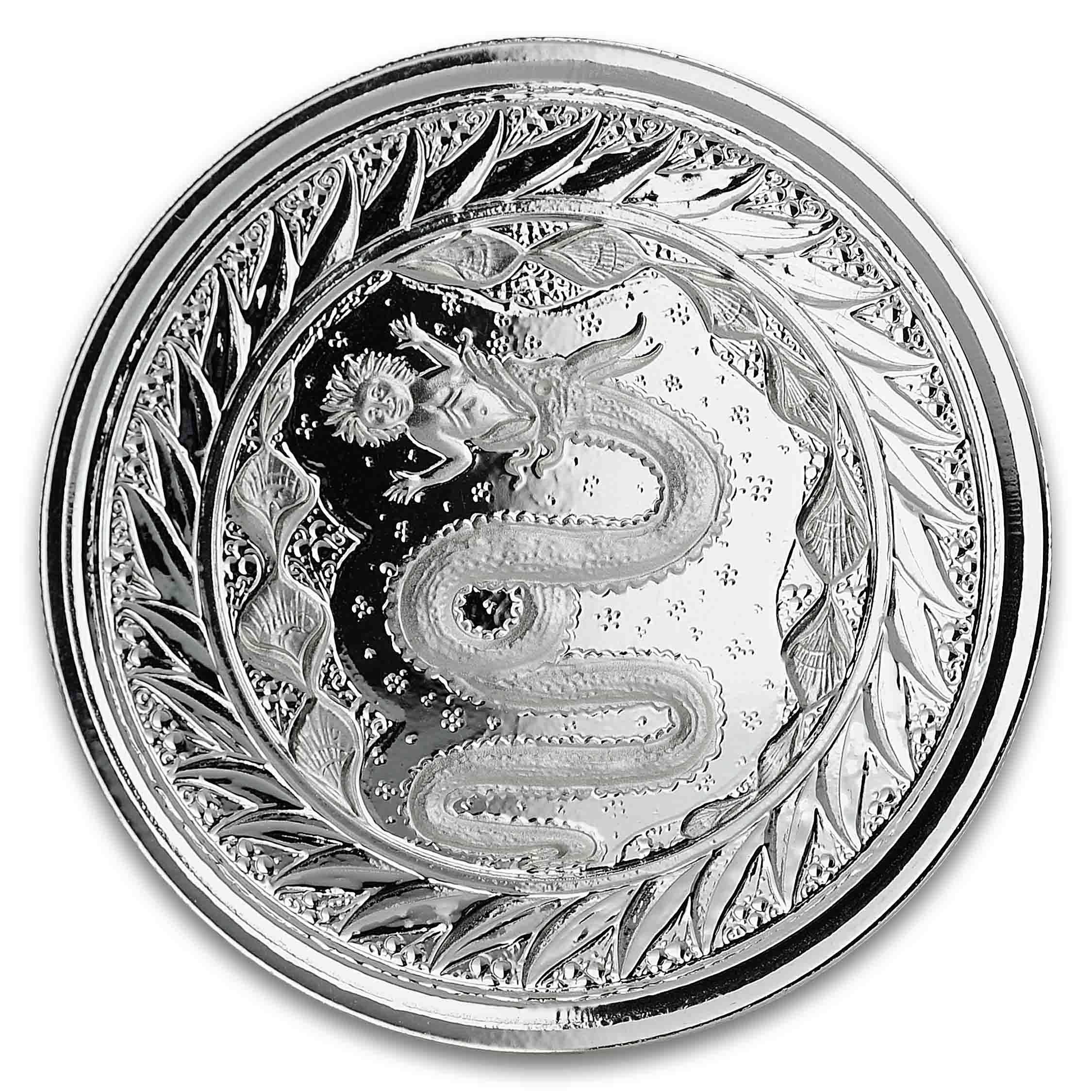 2020 Samoa Serpent of Milan 1 oz Silver Coin