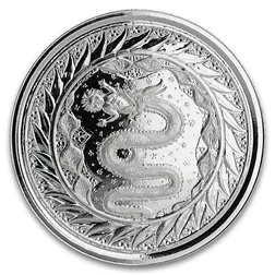 2020 Samoa Serpent of Milan 1 oz Silver Coin