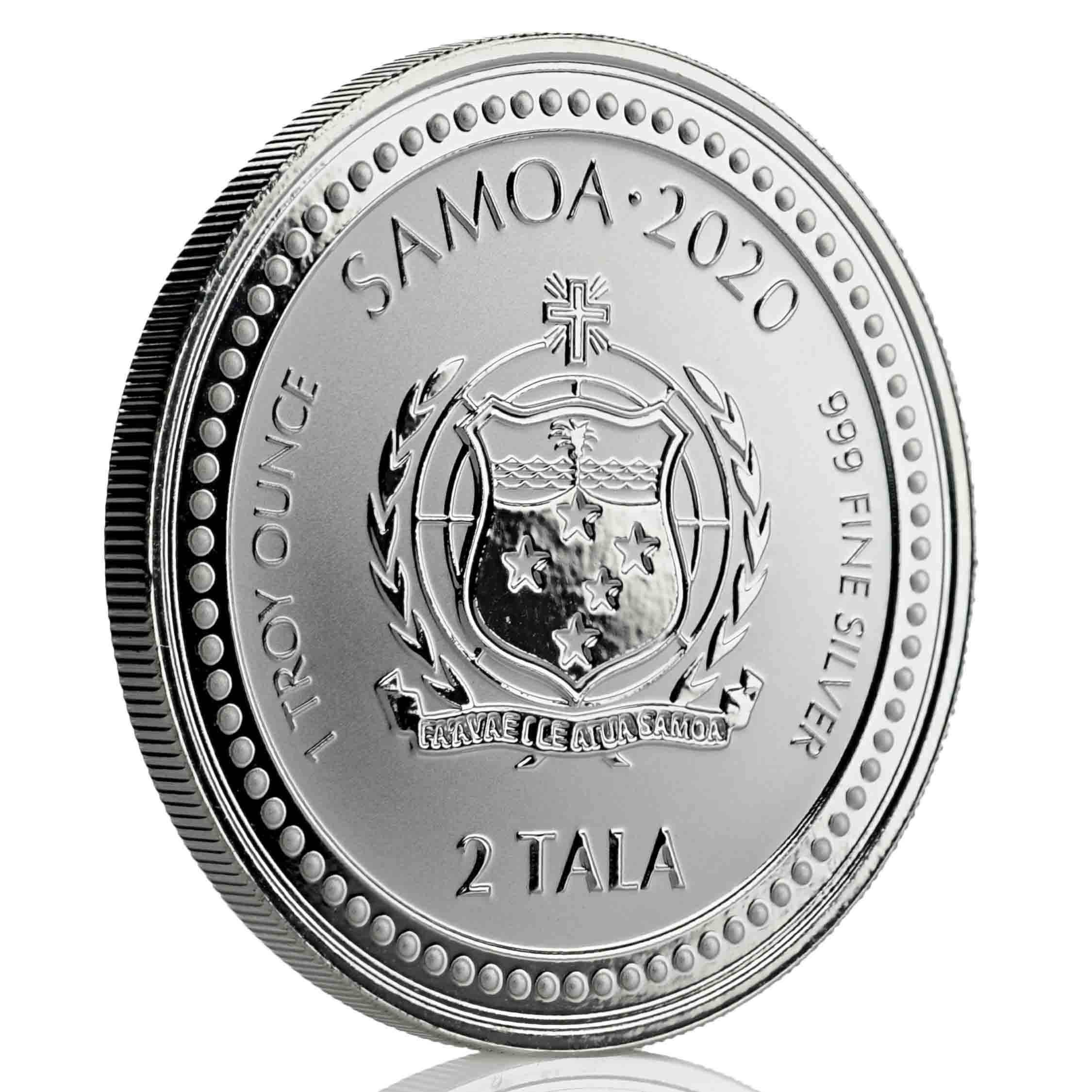 2020 Samoa Serpent of Milan 1 oz Silver Coin