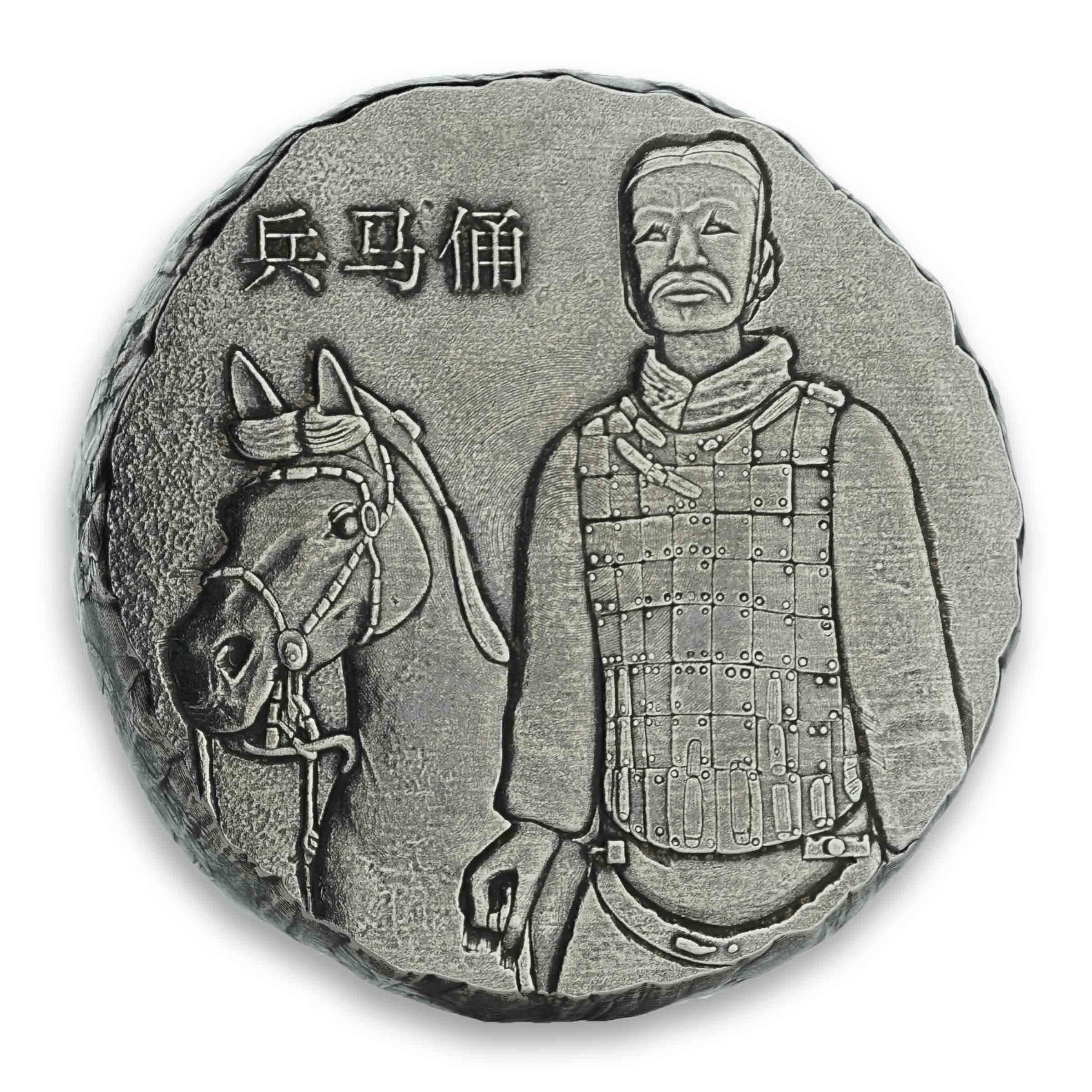 2019 Fiji Terracotta Warriors 5 oz Silver Coin