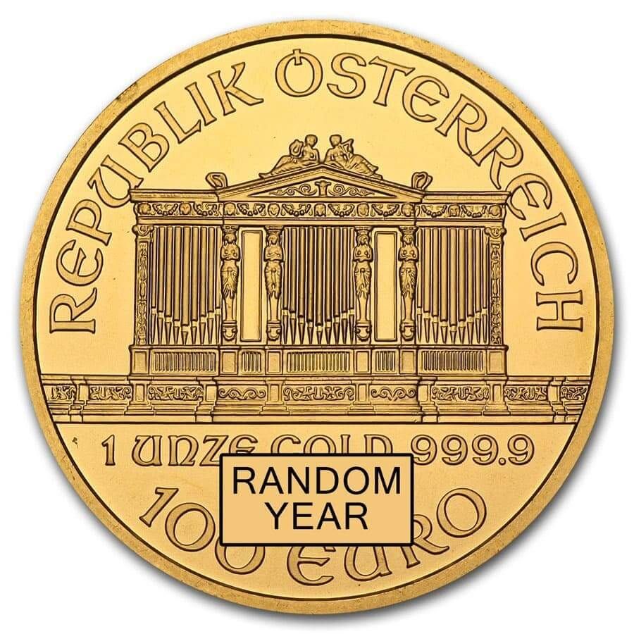 Austrian Gold Philharmonic (Any Year) 1 oz Gold Coin
