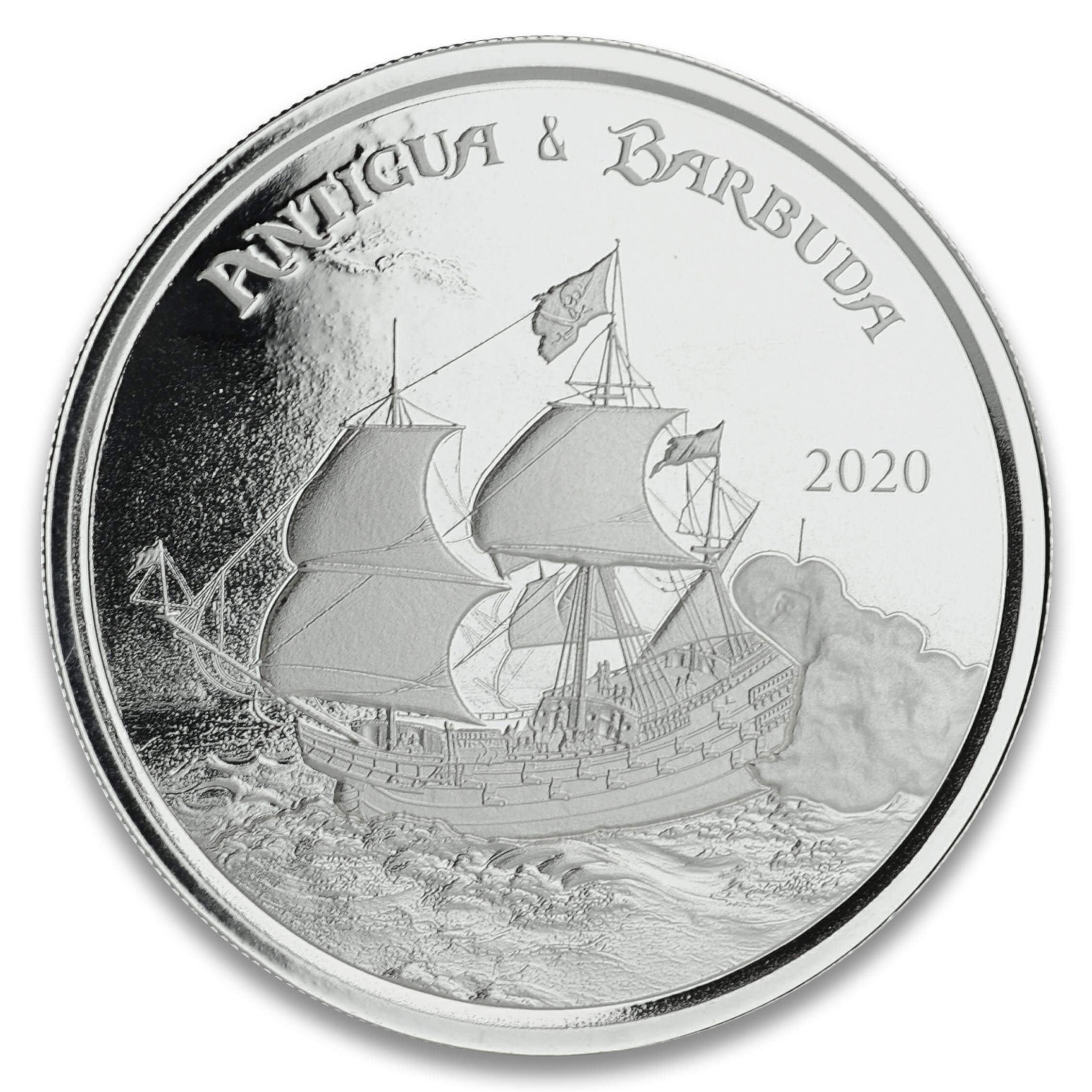 2020 EC8 Antigua & Barbuda “Rum Runner” 1 oz Silver Coin