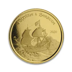 2020 EC8 Antigua & Barbuda "Rum Runner" 1 oz Gold Coin