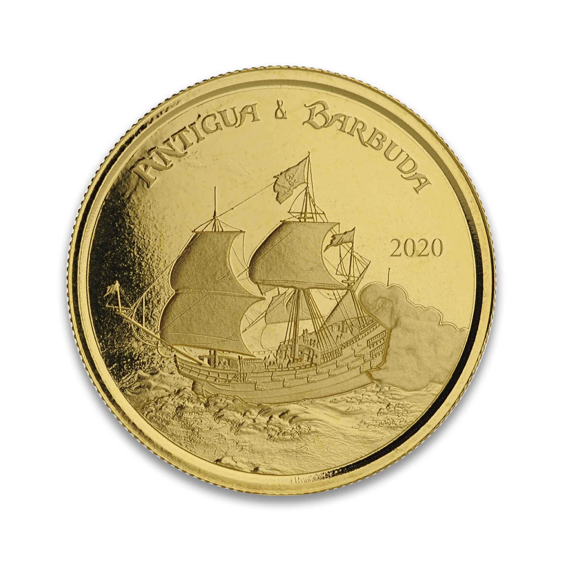 2020 EC8 Antigua & Barbuda “Rum Runner” 1 oz Gold Coin