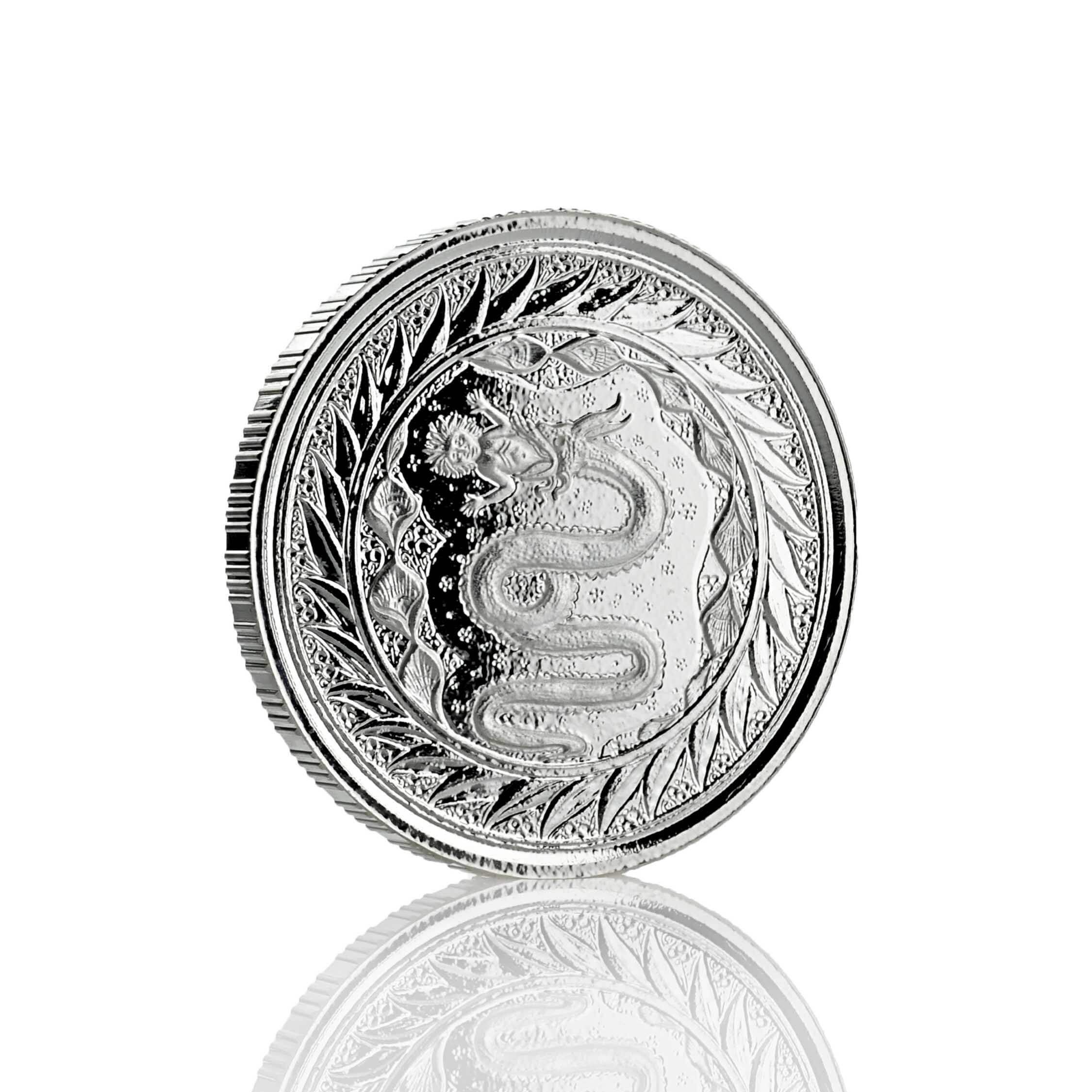 1オンス銀貨／純銀 2020年サモア5TALA銀貨 [カプセル付] 2020 Samoa Serpent of Milan 1 oz Silver Coin