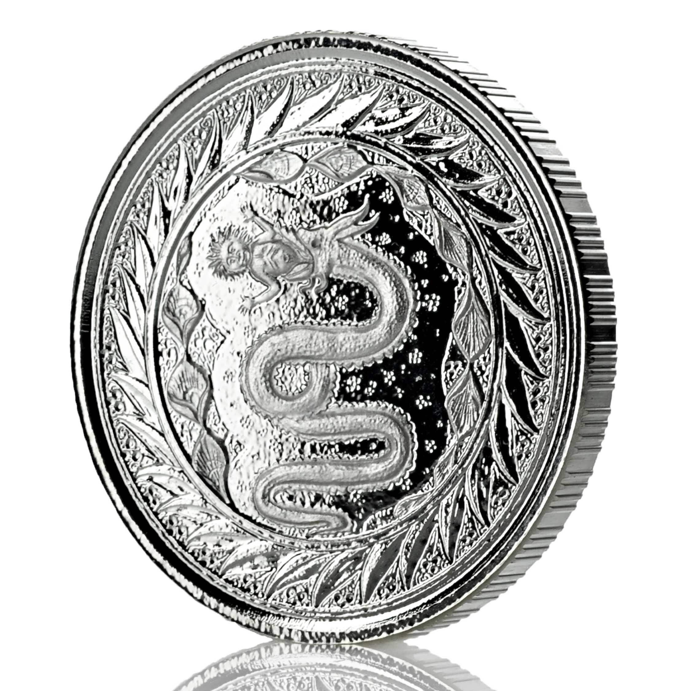 2020 Samoa Serpent of Milan 1 oz Silver Coin