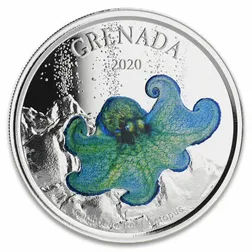 2020 Ec8 Dominica "hummingbird" 1 Oz Silver Color Coin (copy)