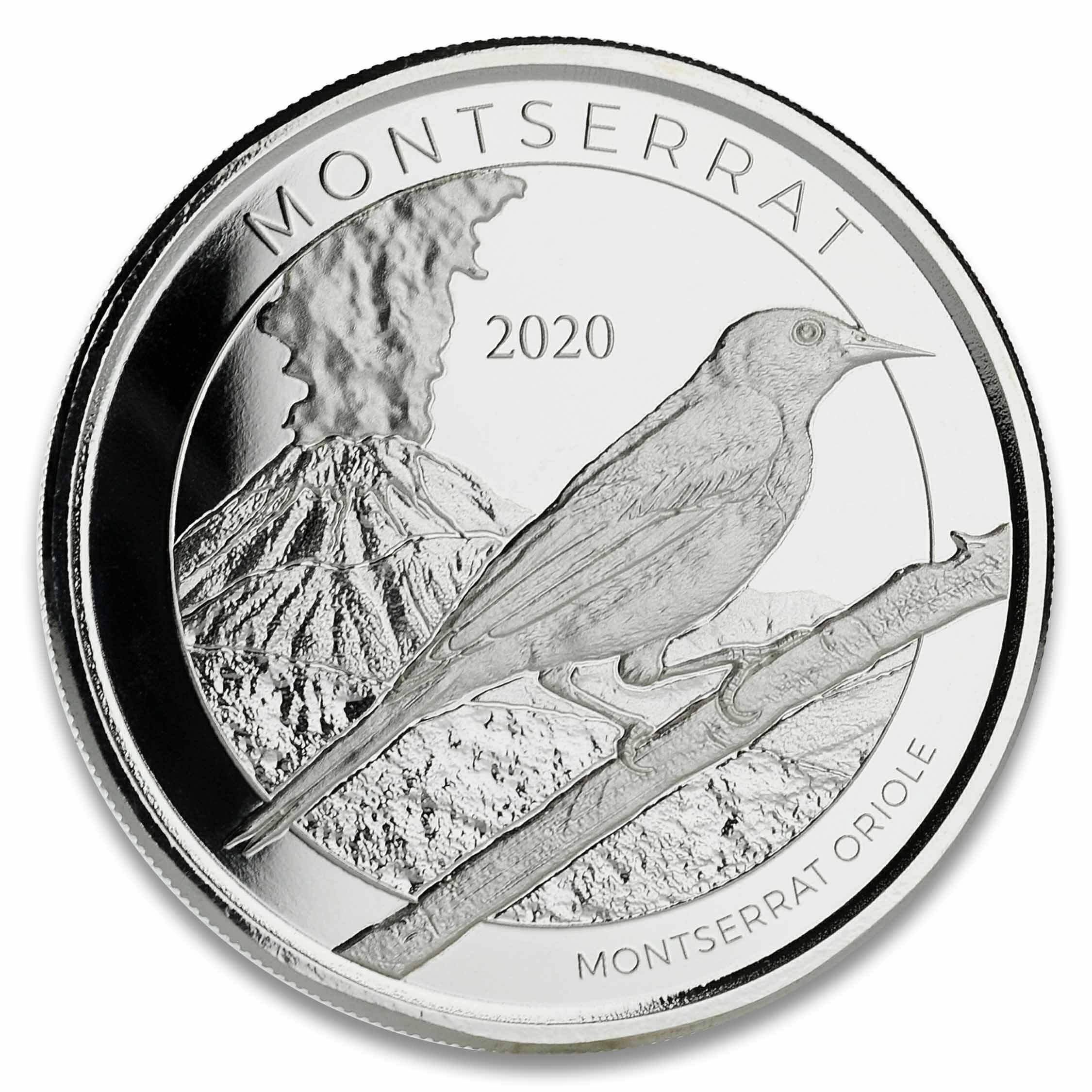 2020 EC8 Montserrat “Oriole” 1 oz Silver Coin