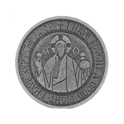 2021 Samoa Alpha & Omega .5oz Silver Antique Coin