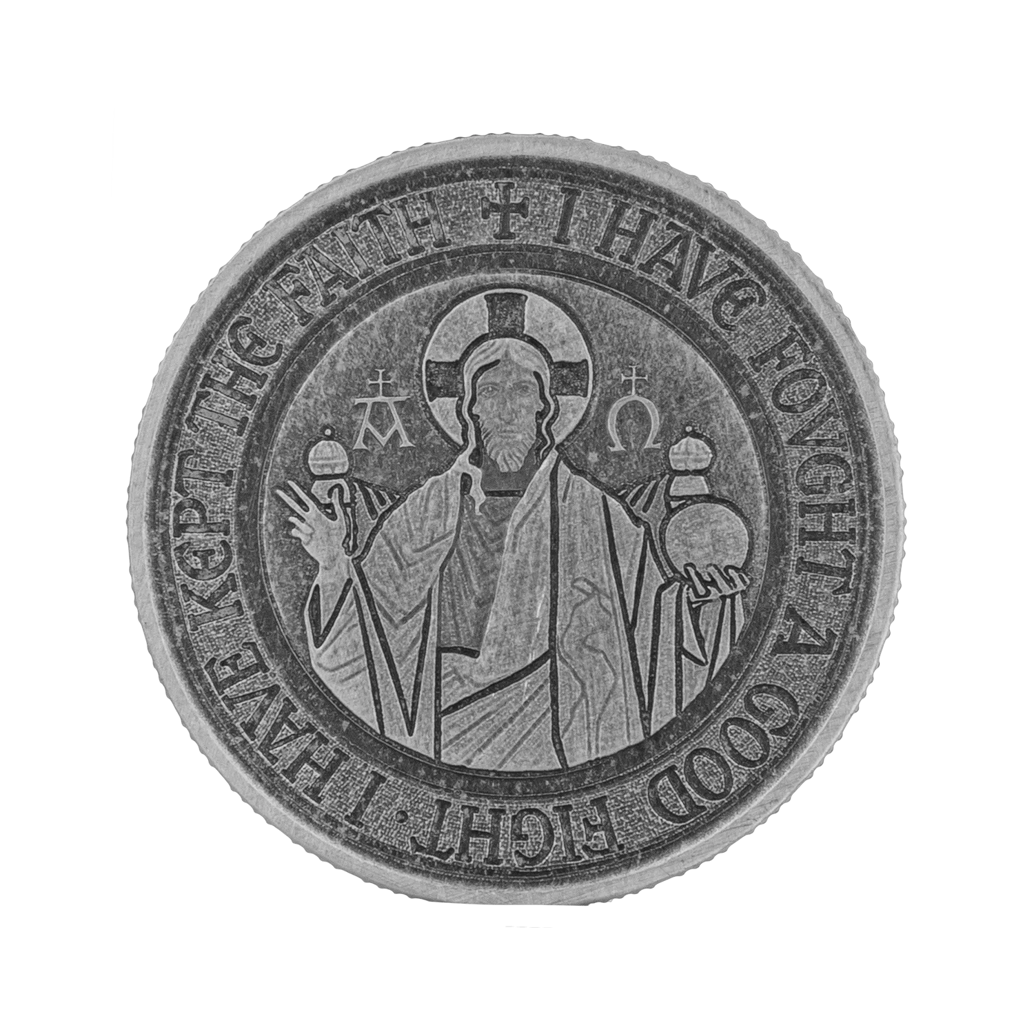 2021 Samoa Alpha & Omega 1/2 oz Silver Antique Coin