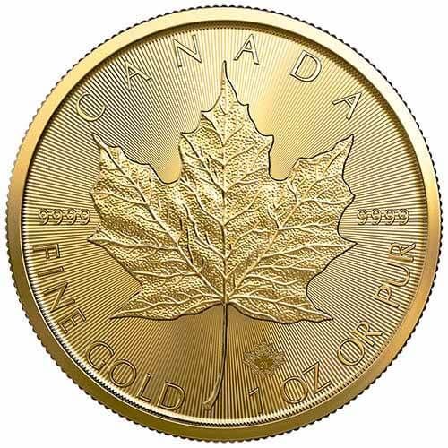 2021 Canada Gold Maple Leaf 1 oz Gold Coin