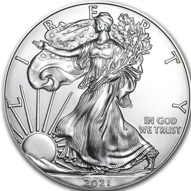 2021 American Silver Eagle 1 oz Silver Coin